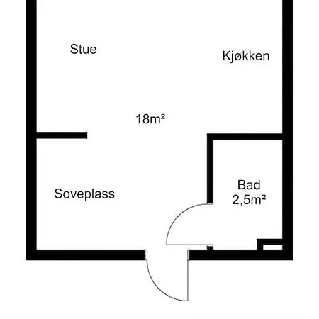 Studioleilighet I Trondheim Med Egen Inngang Exterior photo