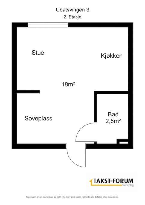 Studioleilighet I Med Egen Inngang Leilighet Trondheim